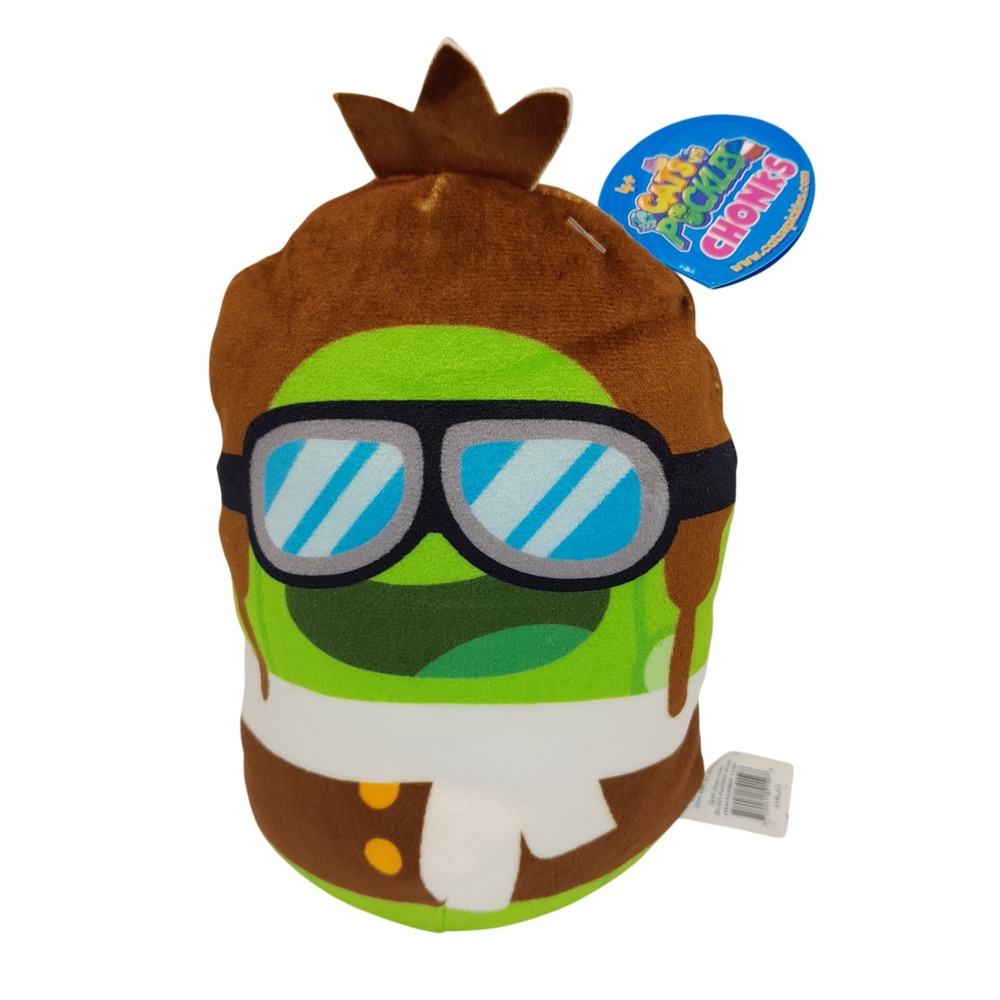 Cats vs Pickles Chonks Amelia Flying Cuke 402 Aviator Pickle Plush 6 inch Toy